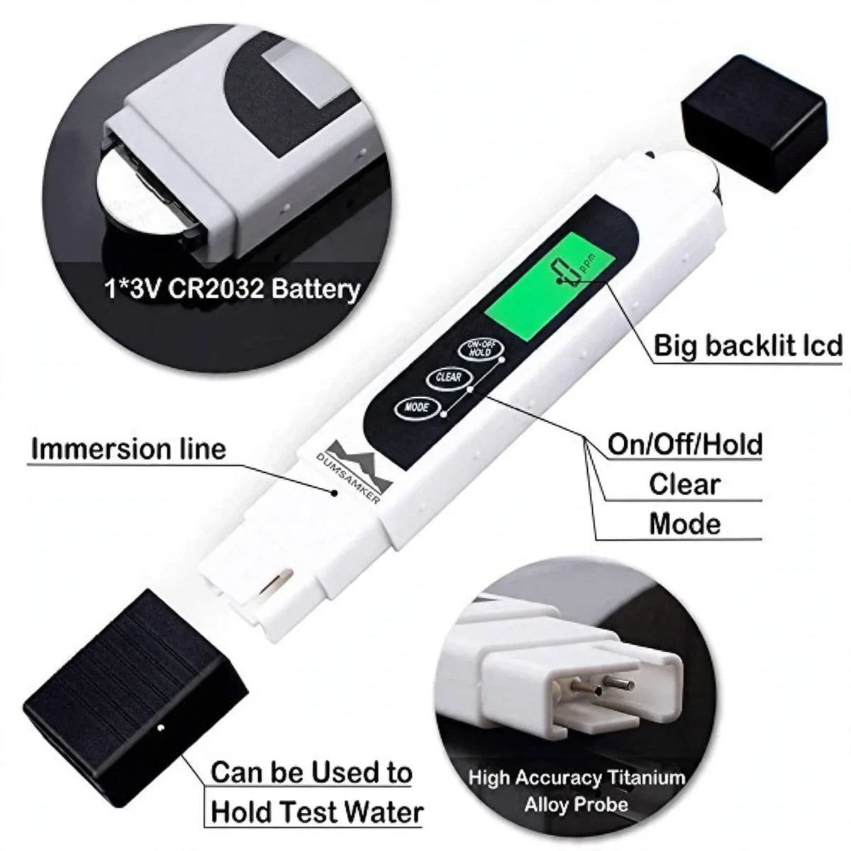 TDS Meter Water Tester – Check Water Density
