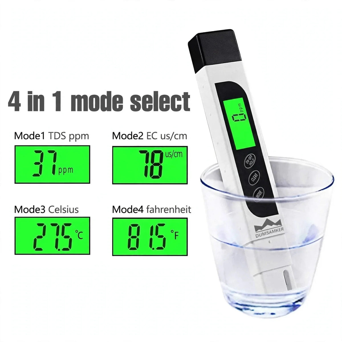 TDS Meter Water Tester – Check Water Density