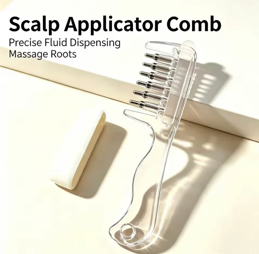 Transparent Hair Scalp Applicator Comb