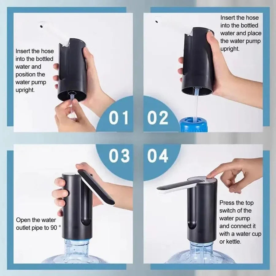 Mini Intelligent Multi-Gear Folding Electric Water Pump