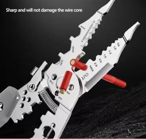 7-in-1 Stainless Steel Wire Stripper & Crimping Tool