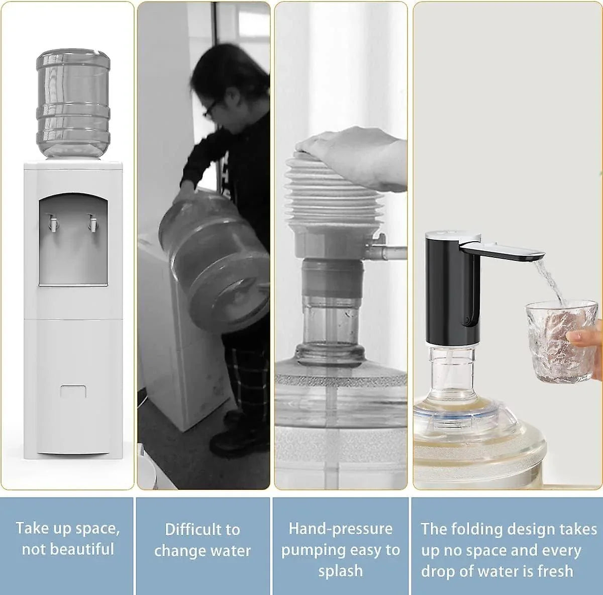 Mini Intelligent Multi-Gear Folding Electric Water Pump