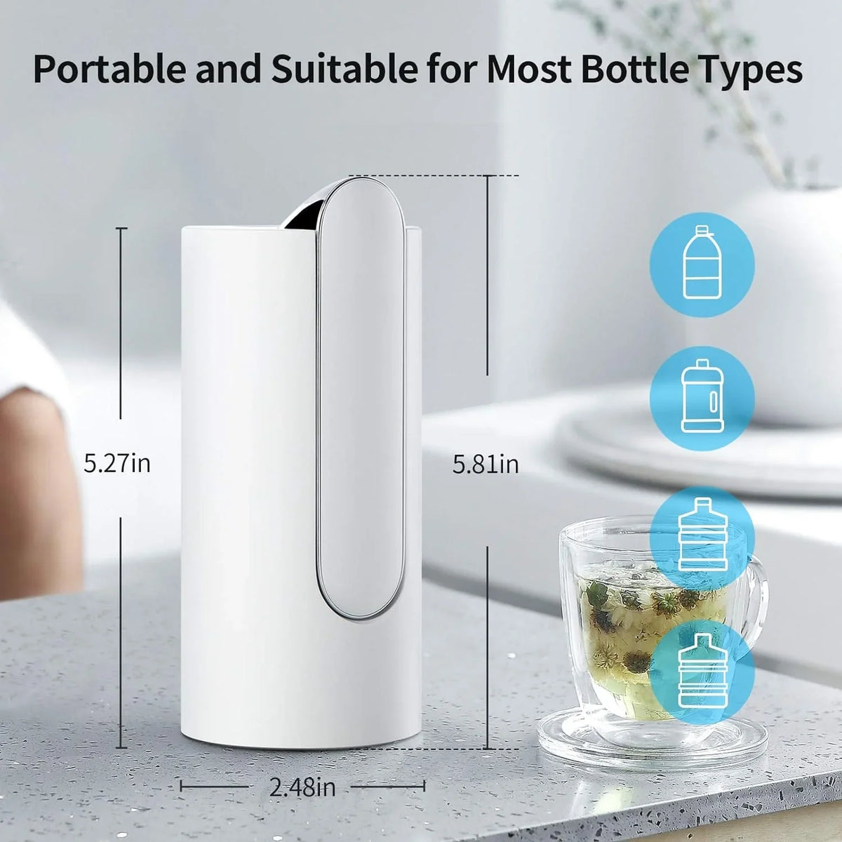 Mini Intelligent Multi-Gear Folding Electric Water Pump