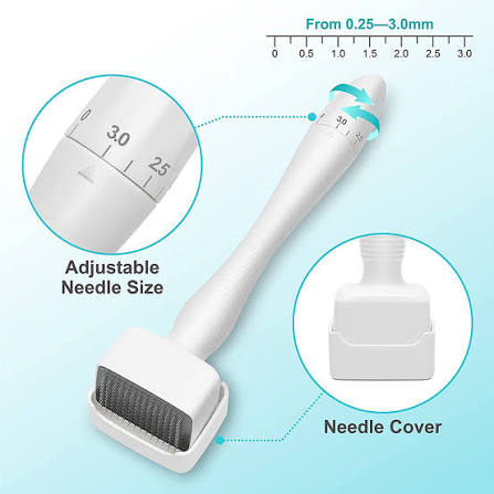Adjustable needle size 0.25 to 3.0mm with needle cover