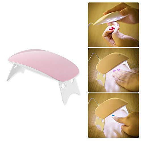 SUNmini nail lamp product view and usage steps