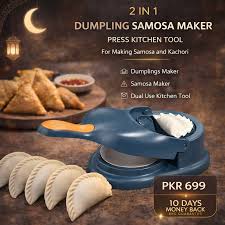 2-in-1 dumpling and samosa maker press kitchen tool PKR 699