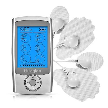 Hillington TENS EMS massager with flower electrode pads